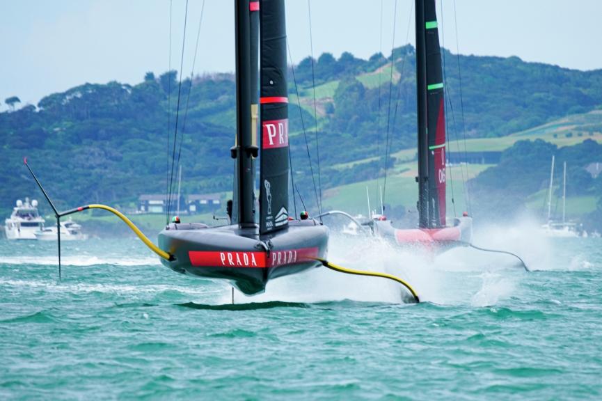 The first day of the 36^ America's Cup presented by Prada