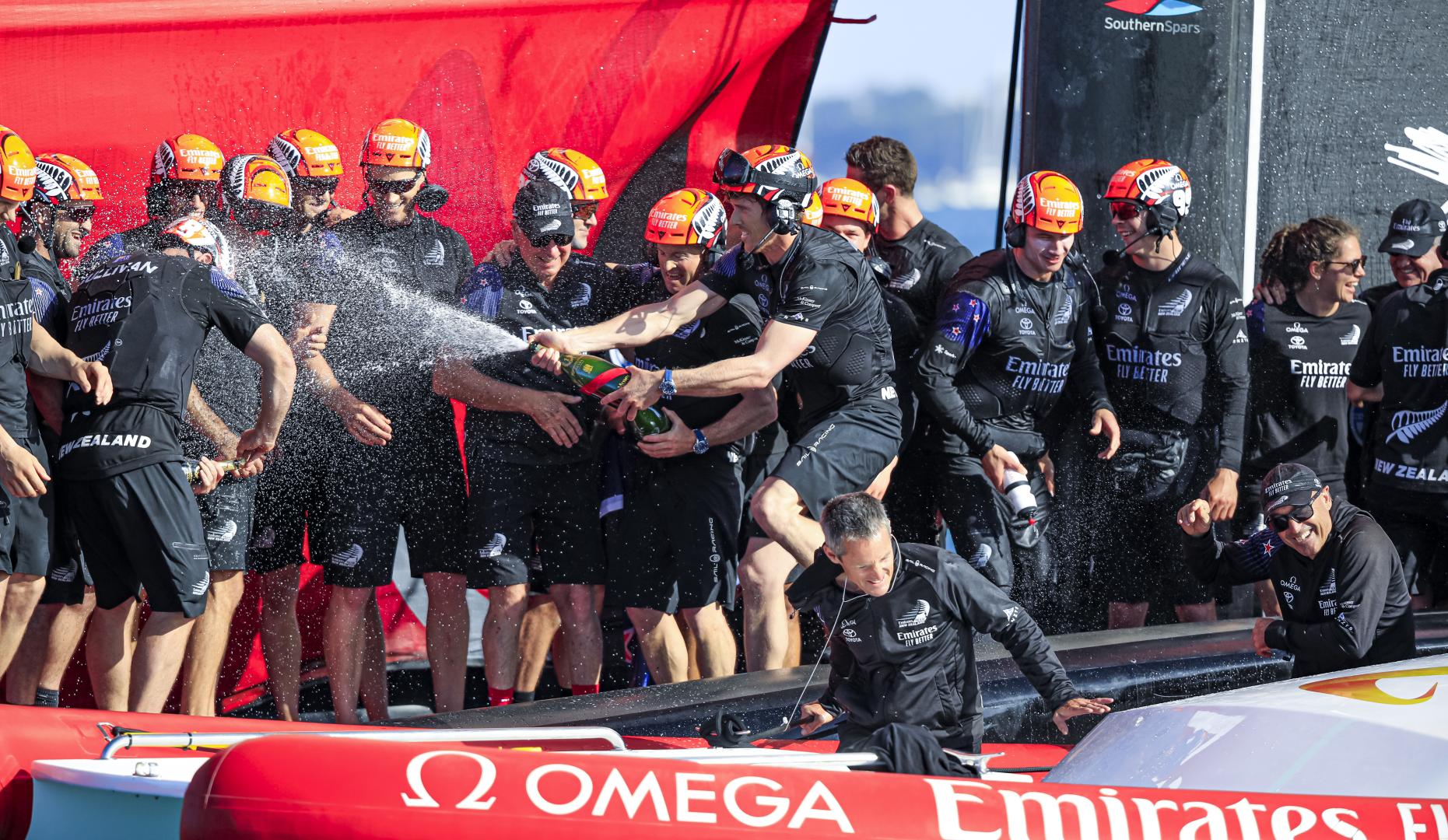 Emirates Team New Zealand win the 36th America’s Cup