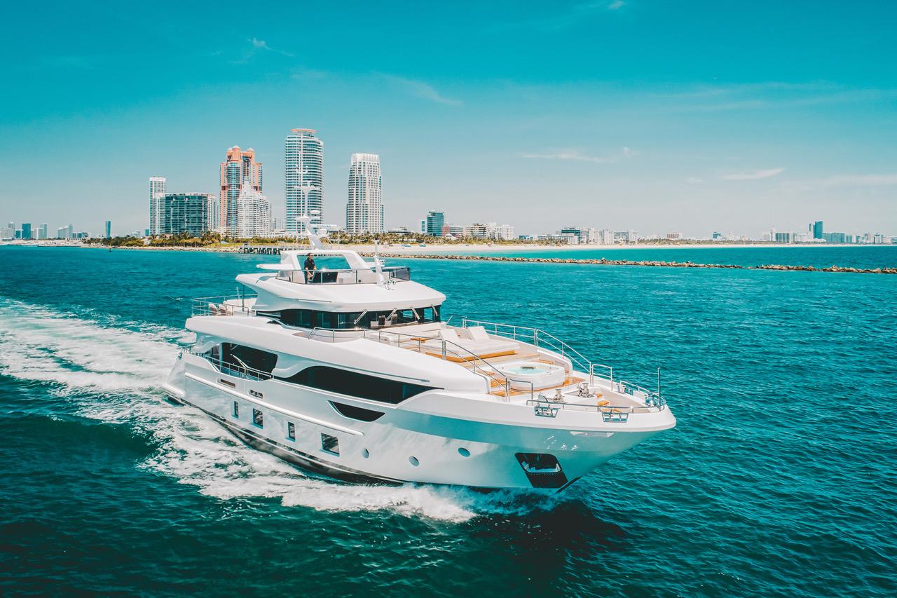Benetti is takig part in the Palm Beach International Boat Show