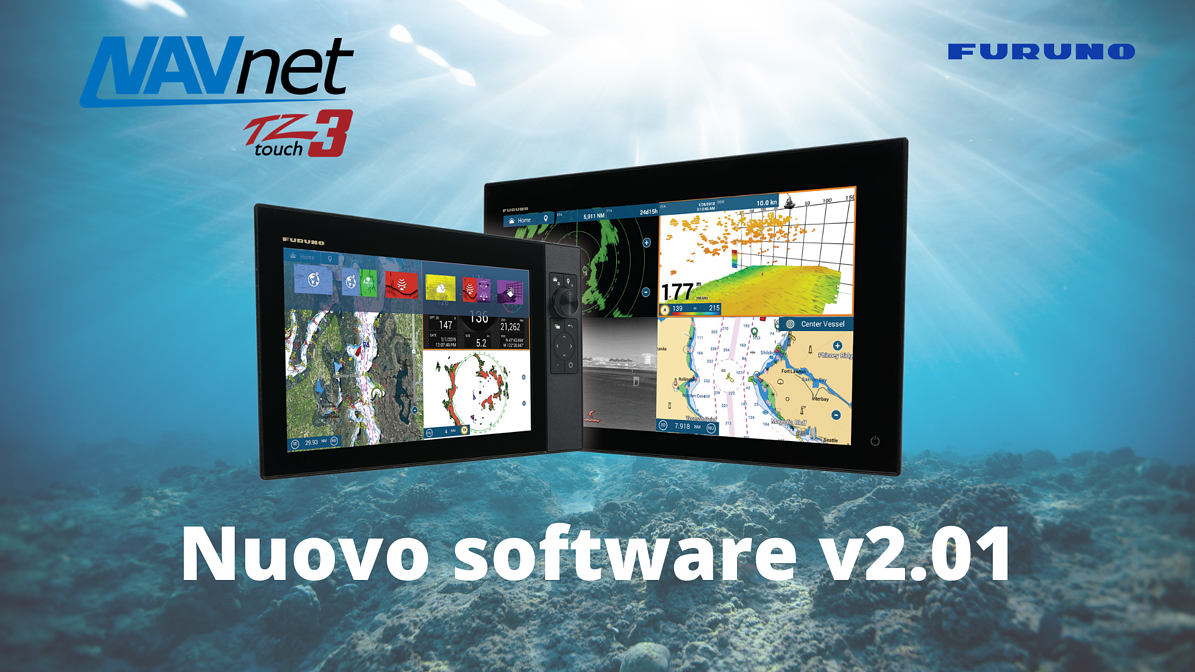 Furuno lancia la nuova versione software 2.01 per NavNet TZtouch 3