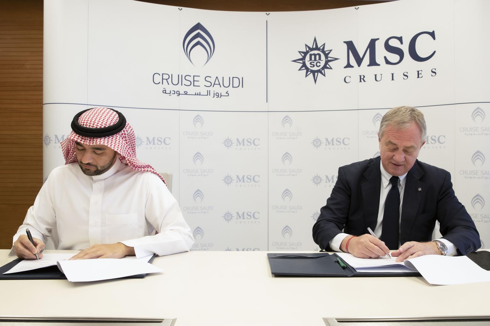 Storico accordo siglato tra MSC Crociere e Cruise Saudi