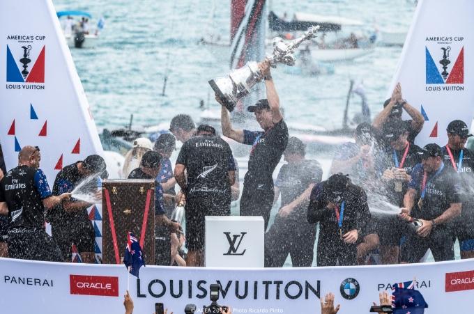 Emirates Team New Zealand have won the 35th America’s Cup