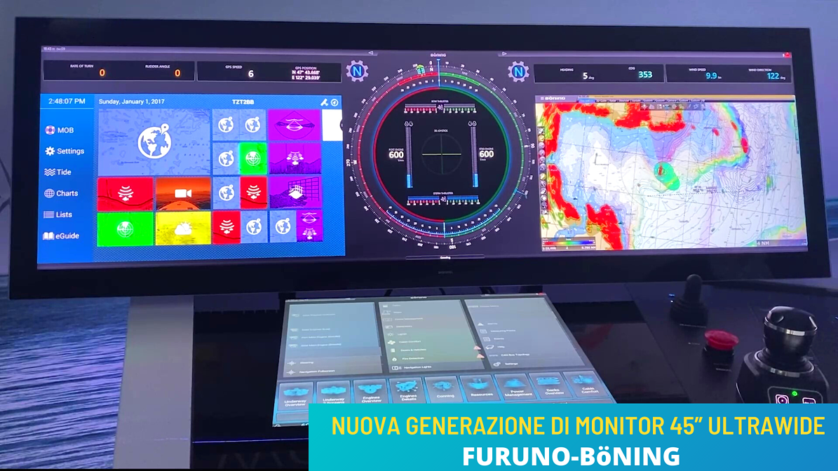 Furuno-Bӧning AHD 1145 GW: new generation of 45' monitor