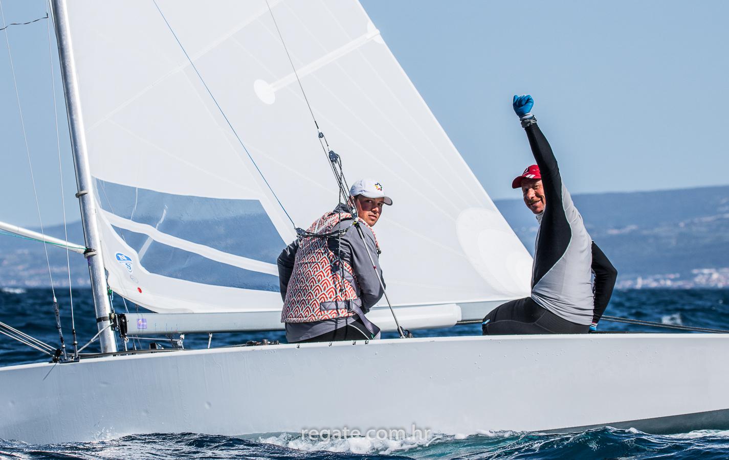 Star European Championship 2021, champagne sailing on day one