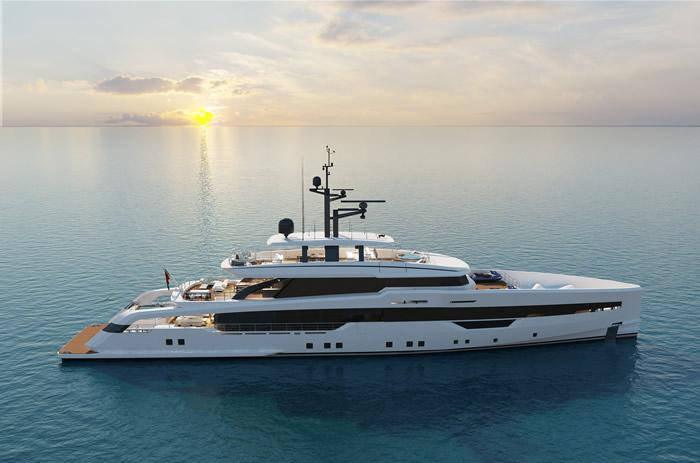 CRN, i primi dettagli progettuali del bespoke yacht M/Y 142 52m