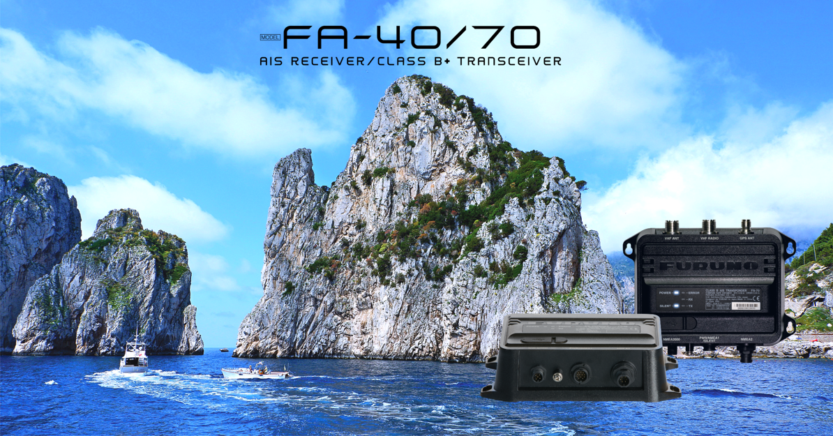 Furuno Italia annuncia il lancio del Ais Receiver FA-40 e del Class B+ Ais Transponder FA-70