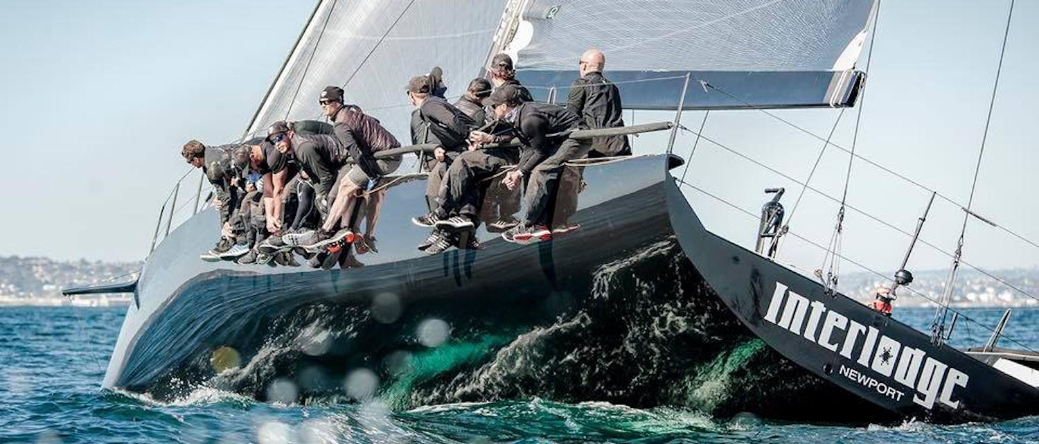 Interlodge Team lined up to rejoin the 52 Super Series