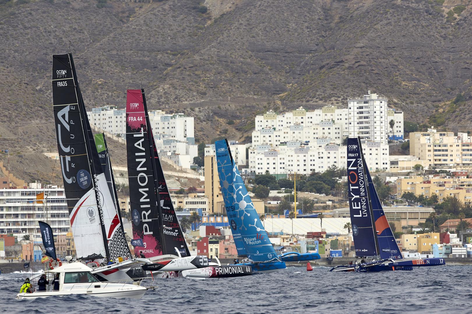 The Pro Sailing Tour third stage gets off to flying start
Seven Ocean Fifty’s in Las Palmas de Gran Canaria