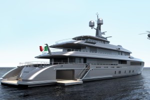 Codecasa: la costruzione di C127 yacht di 58 mt lunghezza