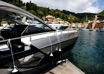 V Marine with Azimut Yachts and Carlo Cracco, 3 of aces in Portofino