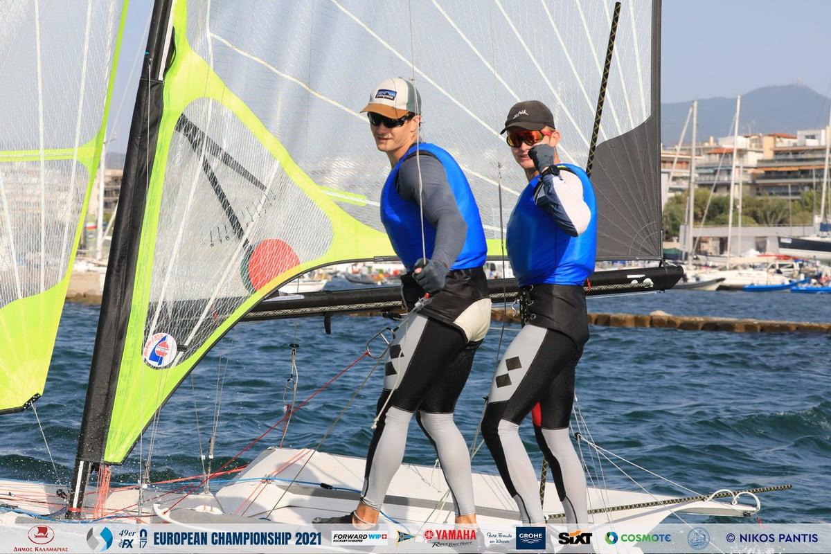 Stanuil and Sztorch claim victory in 49er.