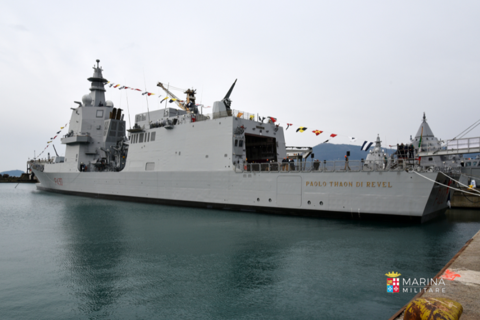 Marina Militare, nave Thaon di Revel inizia la vita operativa