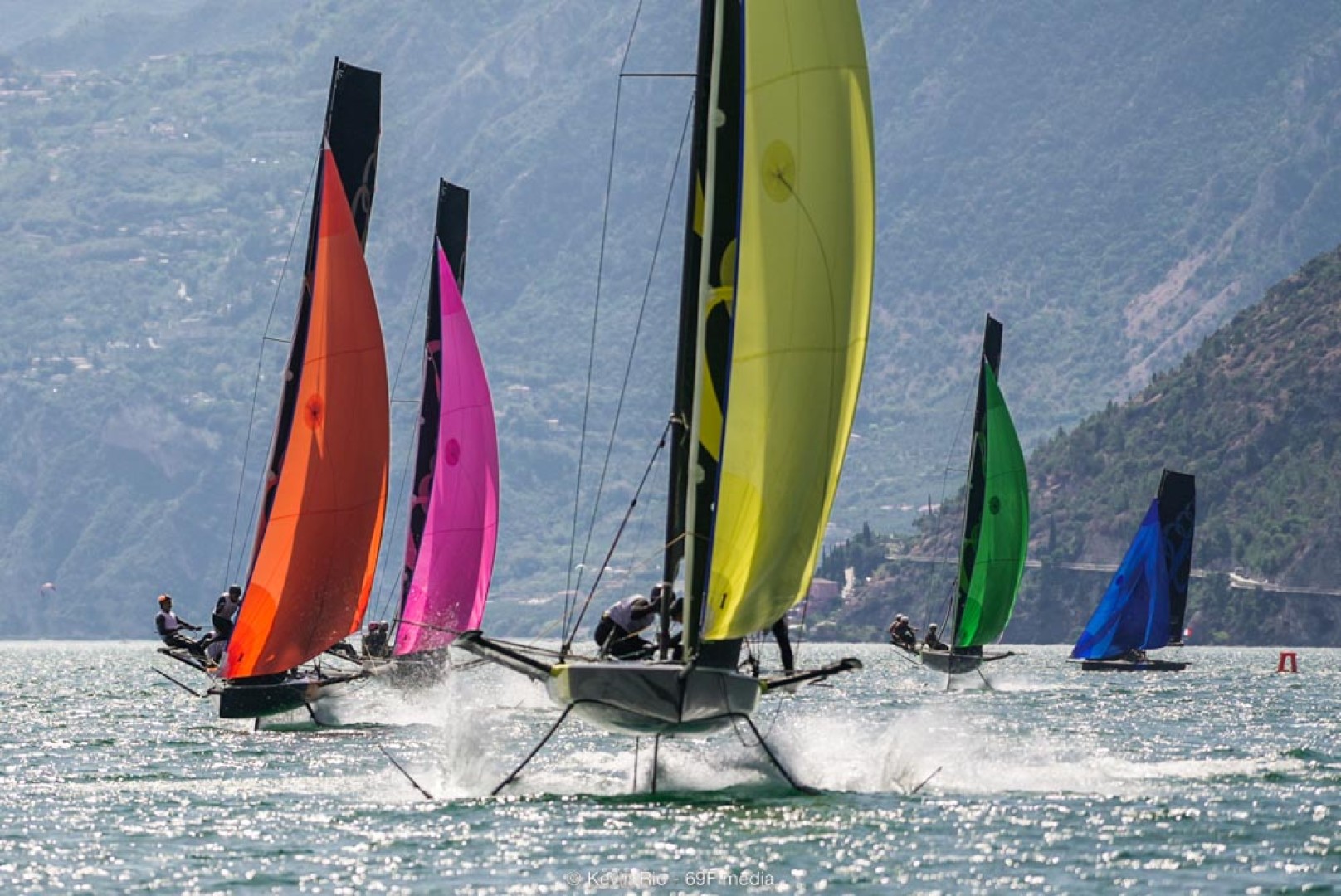The 69F circuit continues with Act 4 of the Youth Foiling Gold Cup in Torbole
