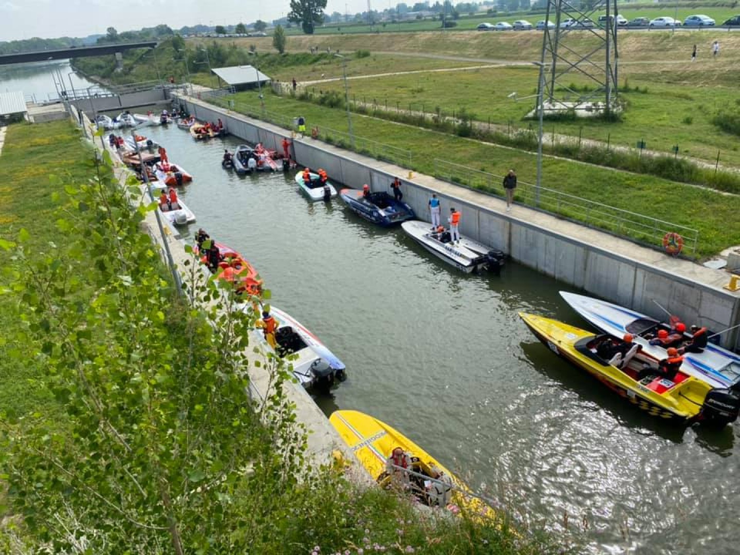 Deuxième raid motonautique international Lyon-Marseille-Cannes du 22 au
