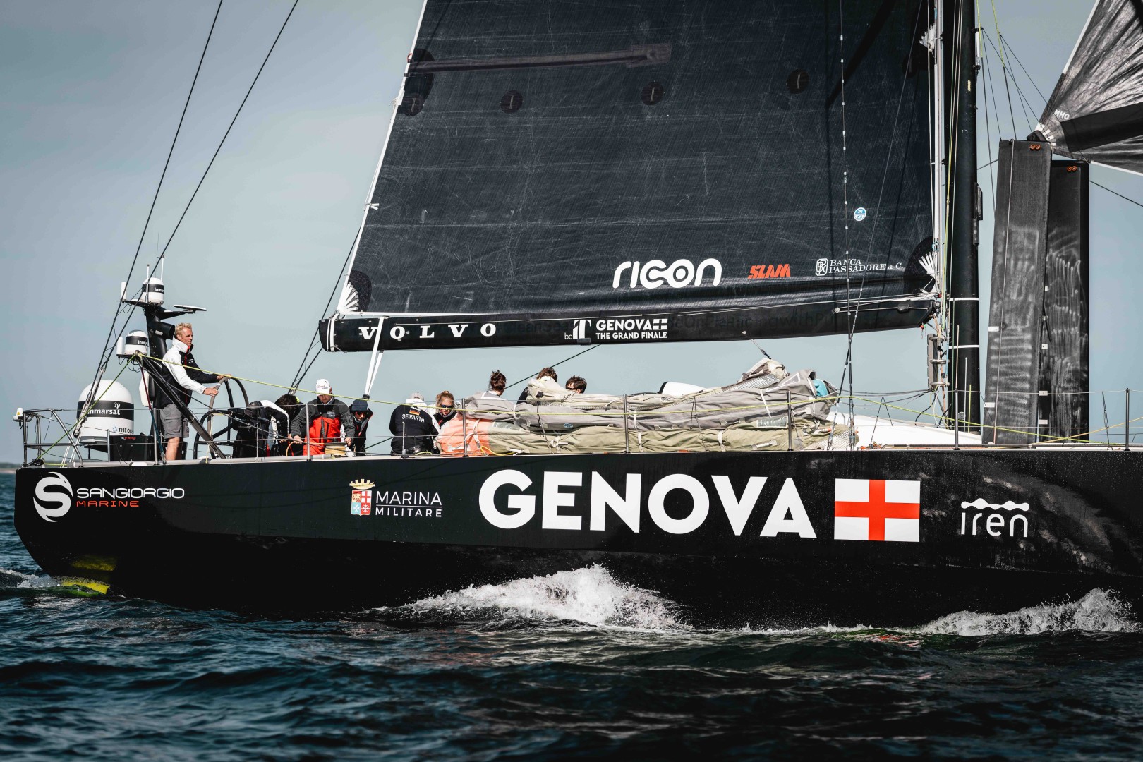 Slam è a bordo del Vo65 Austrian Ocean Racing Team Genova