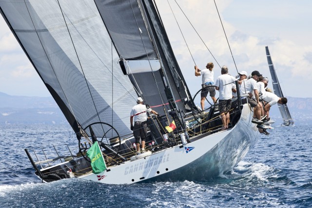 Dario Ferrari's immaculately sailed 75ft Cannonball was unbeaten in the inshores and offshore race of Rolex Giraglia. Photo: ROLEX / Studio Borlenghi