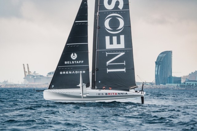 INEOS Britannia begin sailing operations in Barcelona using their one design AC40 Class race boat ‘Athena’
© INEOS Britannia / Cameron Gregory