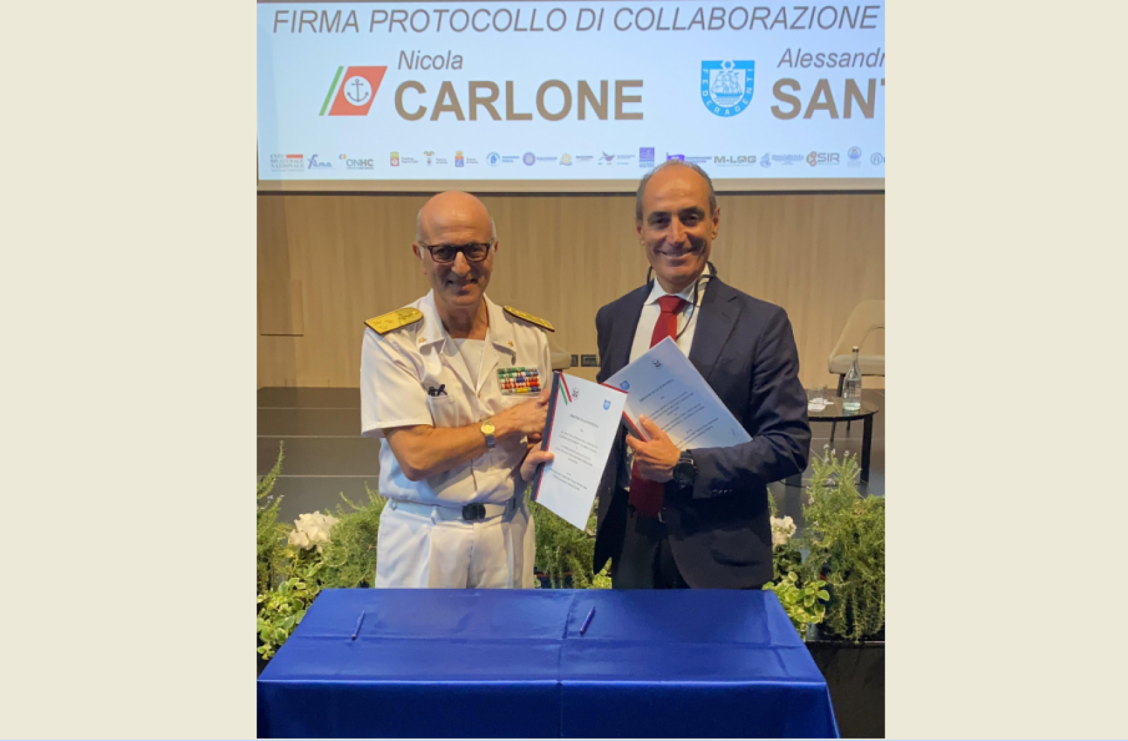 Firmato il protocollo d'intesa tra Guardia Costiera e Federagenti