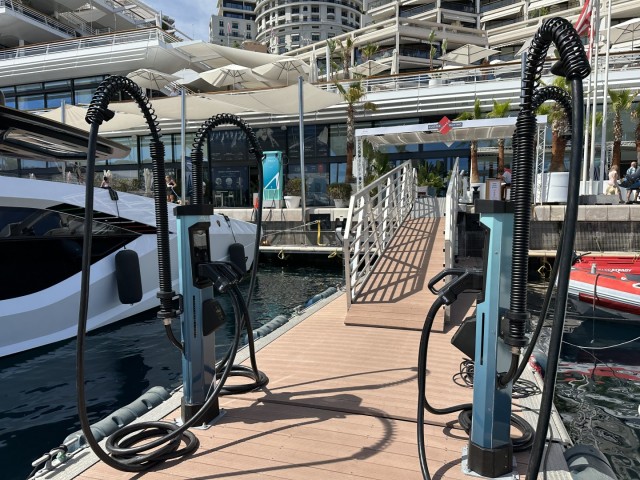 Aqua 200 HPC satellites & Aqua 75 DC marine superchargers at Yacht Club de Monaco (Credit Aqua superPower Ltd)