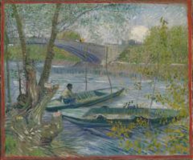 Vincent van Gogh, Fishing in Spring, the Pont de Clichy (Asnières), 1887, The Art Institute of Chicago, Gift of Charles Deering McCormick, Brooks McCormick and the Estate of Roger McCormick