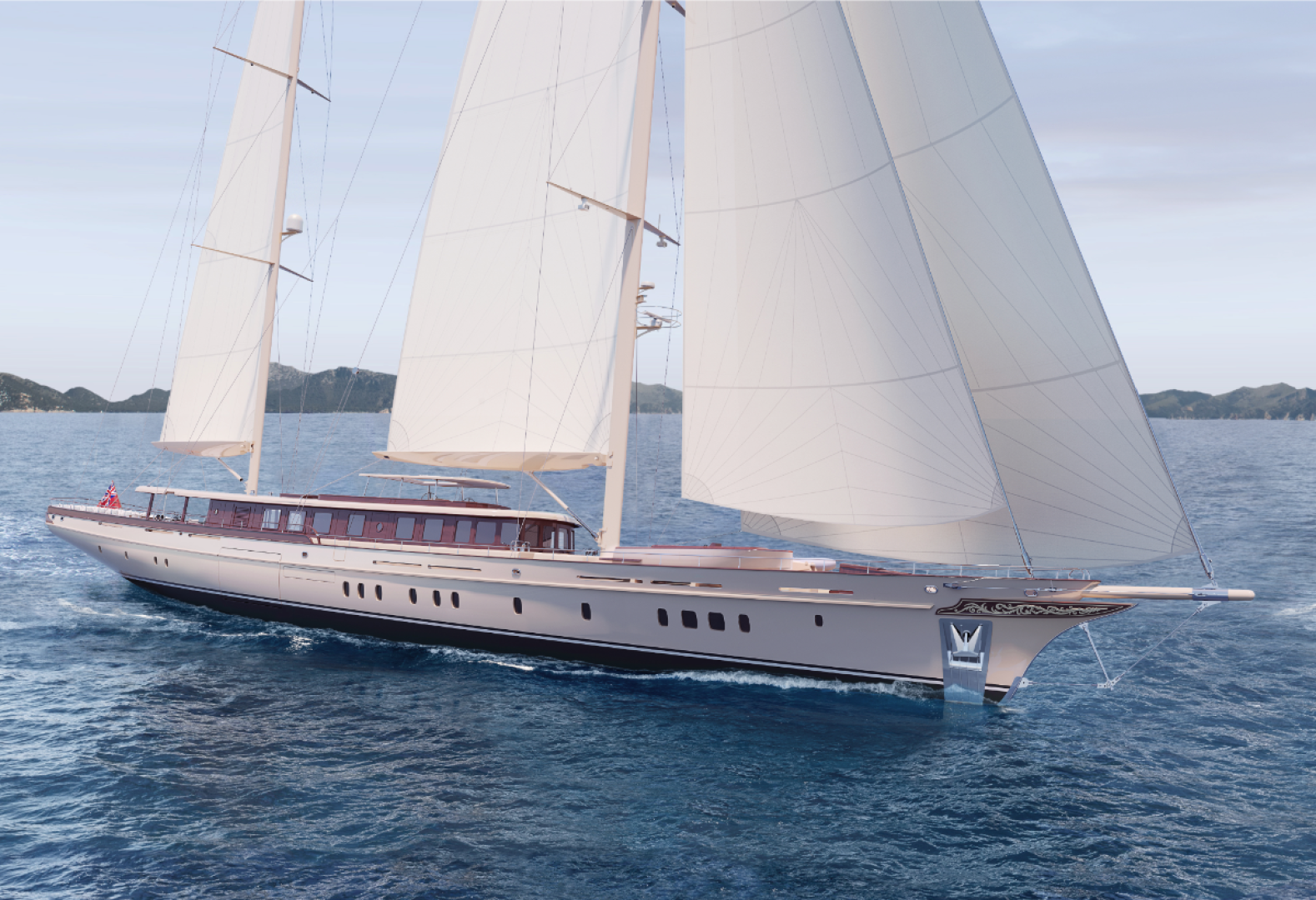 Design details of hotly anticipated Ares Yachts 62m ketch Simena revealed