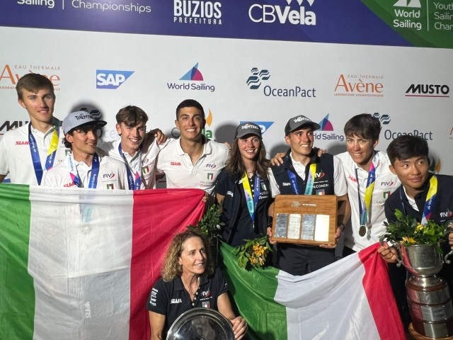 Youth Sailing World Championships: l’Italia conquista 6 medaglie e il Nations Trophy