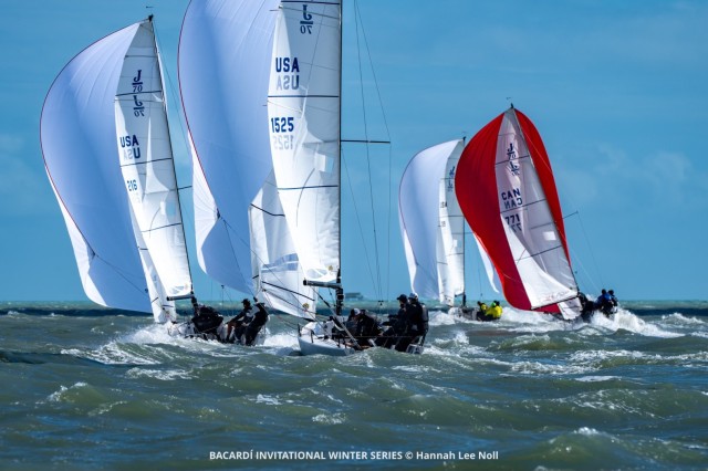 Upping the pace downwind with the J/70 fleet
