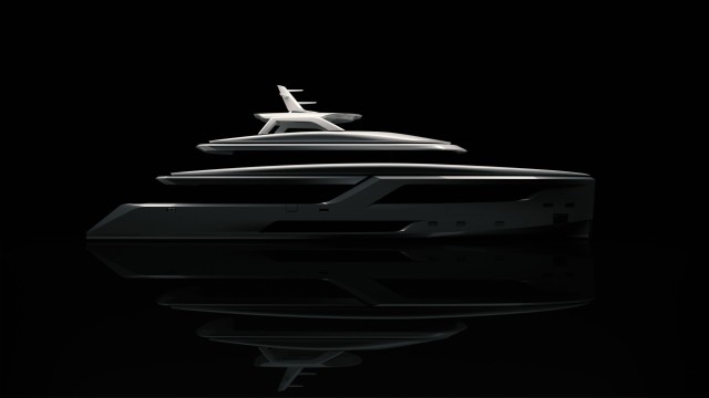 The Italian Sea Group unveils the Quaranta project, the
new 40-metre Admiral superyacht.