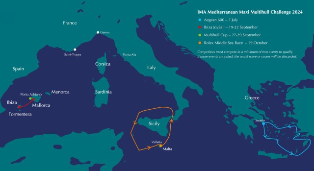 Introducing the new IMA Mediterranean Maxi Multihull Challenge
