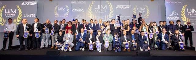 UIM Honours Powerboat Racing World Champions at Monaco Trophy Ceremony