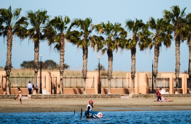 © IKA media/ Robert Hajduk: Mar Menor in Spain is a kitefoiler's flat-water paradise