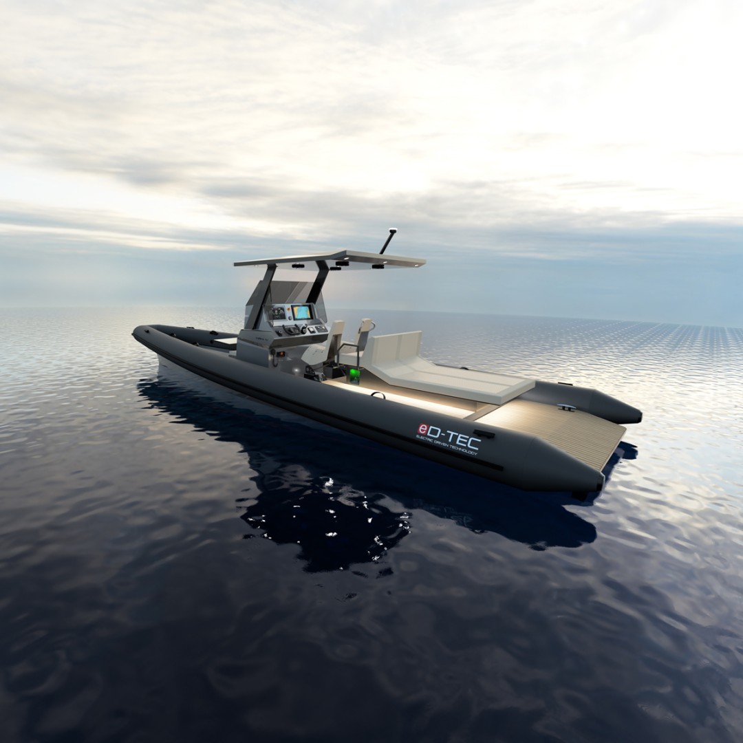 Edrib 032 Pressmare | eD-TEC stellt das neue Hochleistungs-RIB eD 32 c-ultra vor