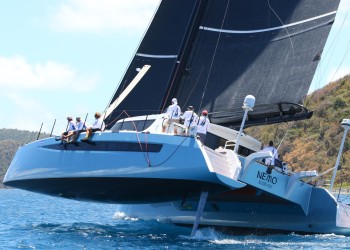 Two horse race as the IMA’s Caribbean Maxi Multihull Series heads for BVI conclusion