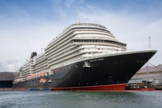 Cunard officially welcomes new ship Queen Anne with ceremony at
Fincantieri shipyard