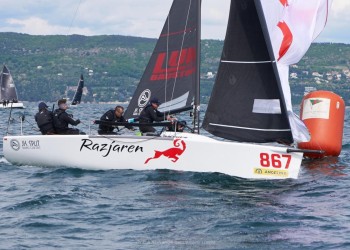 Croatian Team Razjaren dominates the Opening Day of the Melges 24 Sailing Series 2024