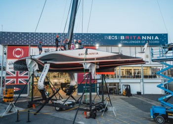 Ineos Britannia’s new AC75 Race Boat revealed in Barcelona