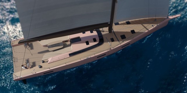 An 80ft full custom project is nearing completion at Baltic Yachts