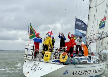 Sterna Finishes McIntyre Ocean Globe Race to The Sounds of Bagpipes