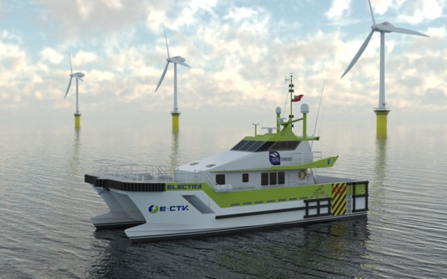 World-first electric CTV to be built in UK with Volvo Penta IPS