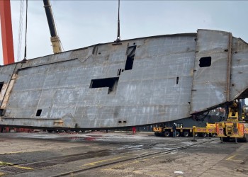 Numarine turns hull of new 40MXP superyacht and it’s on track for 2025 delivery