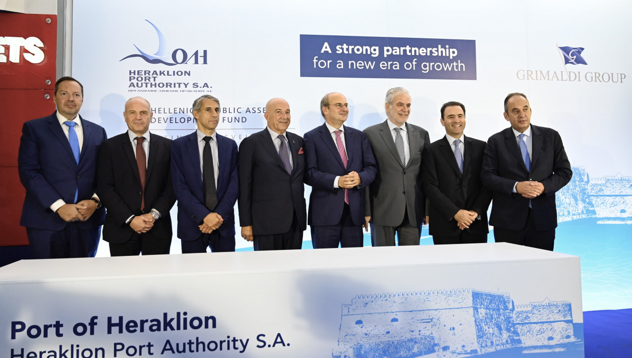 Il Gruppo Grimaldi completa l’acquisizione della maggioranza del Porto di Heraklion