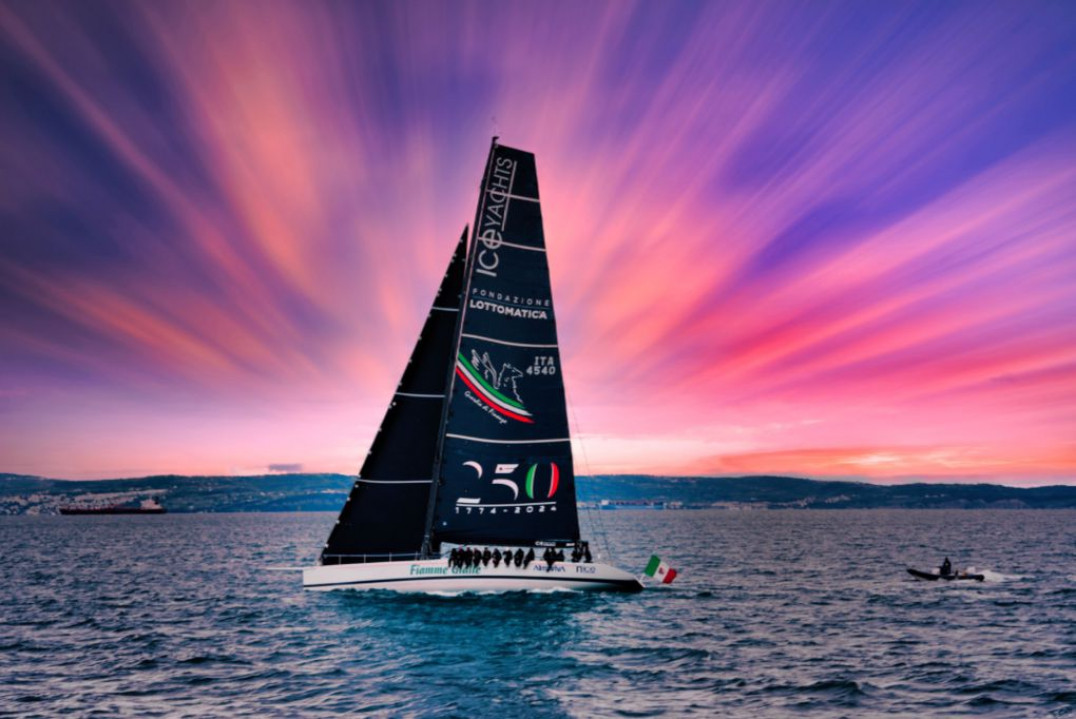 Il team Nice Fiamme Gialle conquista il podio alla Barcolana 2024