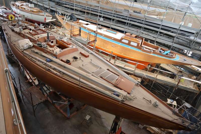 Lo yacht Tarantella, donato alla Marina Militare, rinasce ai Cantieri Navali di La Spezia
