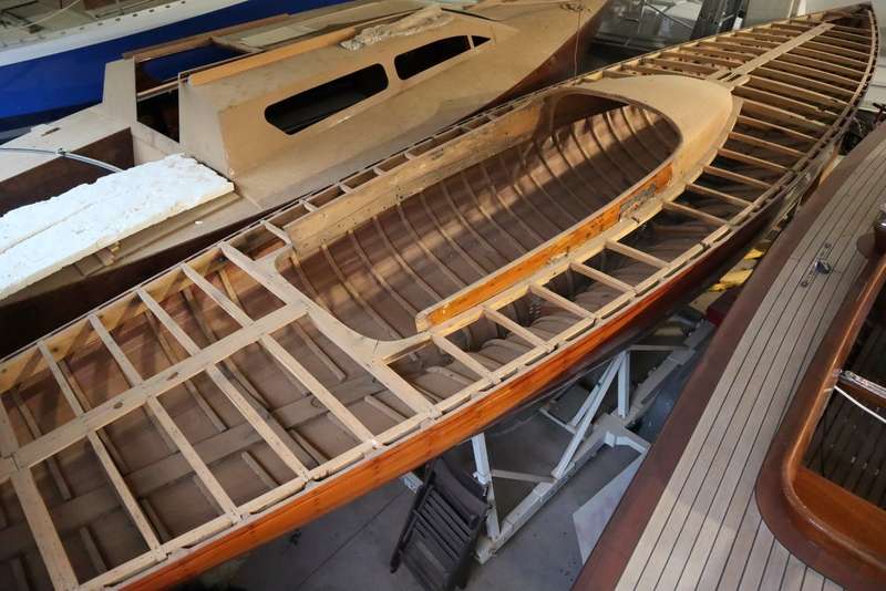 Il restauro del Baglietto EA, cutter Marconi del 1952
