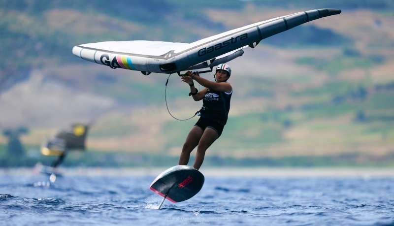 Young Azzurra, Maddalena Spanu conquista l’argento alla tappa WingFoil Racing Cup Gizzeria