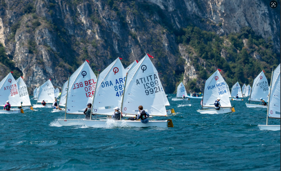 Seicento Optimist all’Ora Cup Ora iniziata oggi sul Garda Trentino