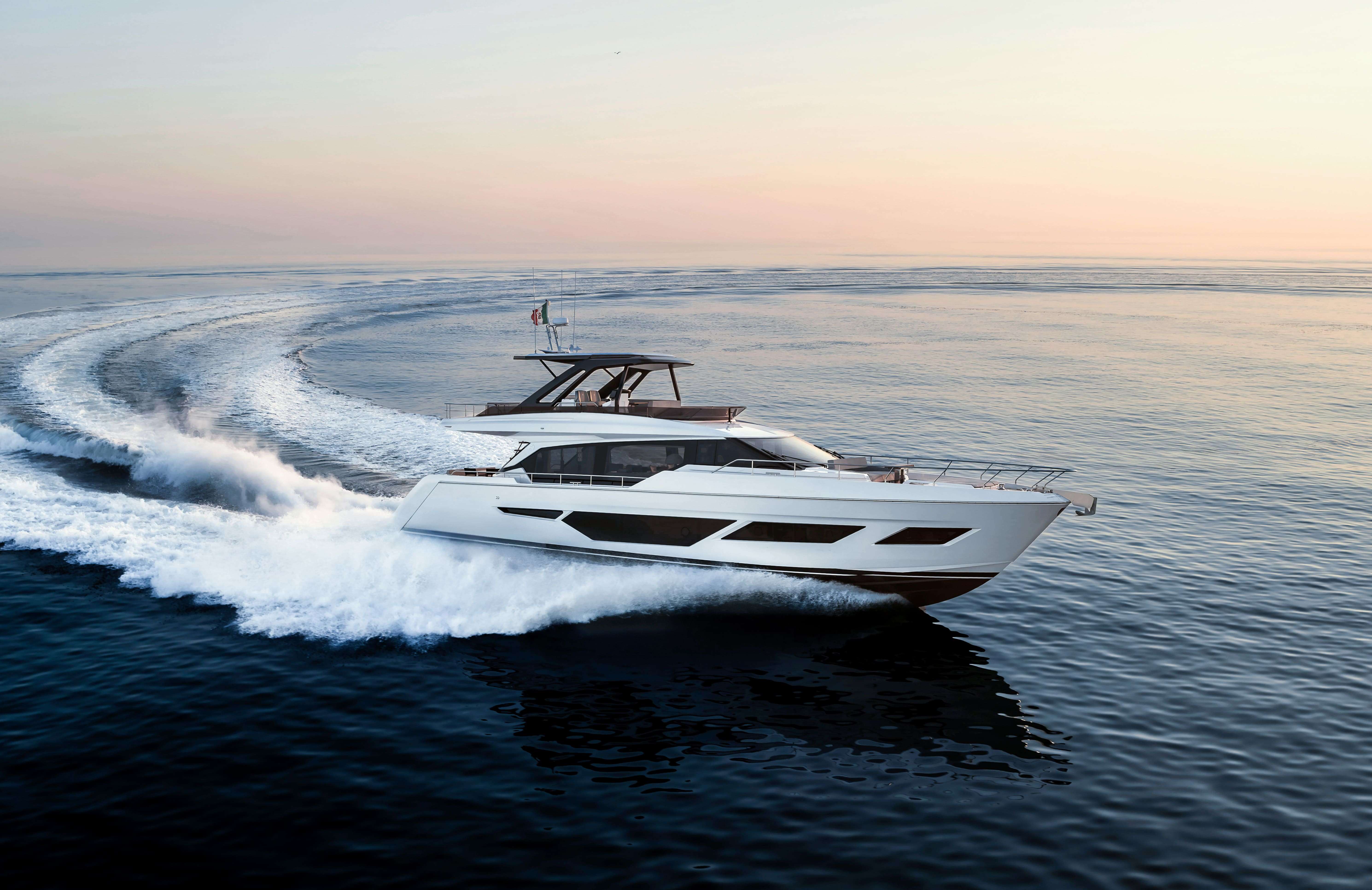 Ferretti Yachts 720 al Cannes Yachting Festival e al Salone Nautico di Genova