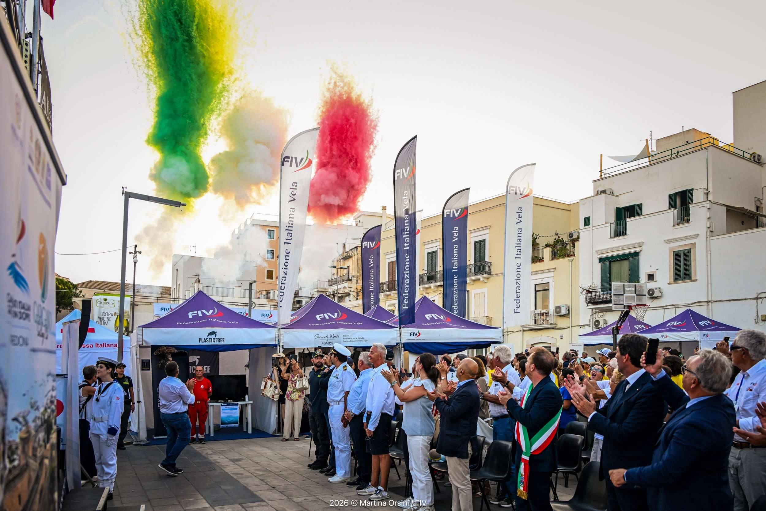 Cerimonia di apertura dei Campionati Italiani Giovanili in Doppio di Manfredonia 2026
