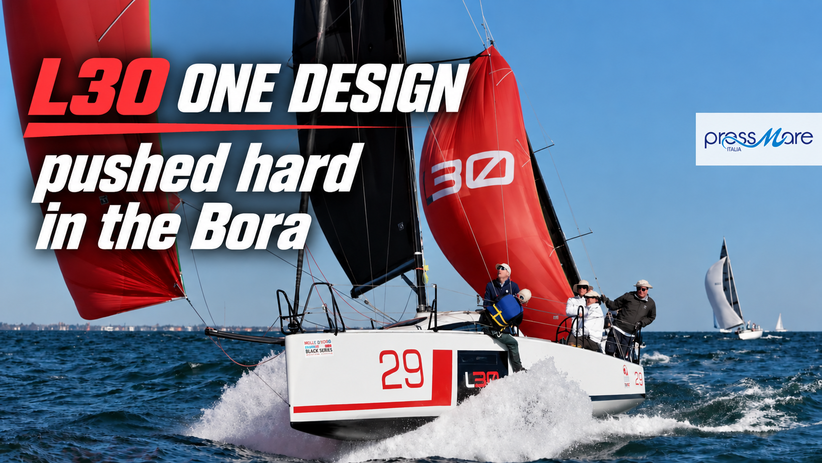 Planando nella Bora a oltre 24 nodi sul L30 One Design