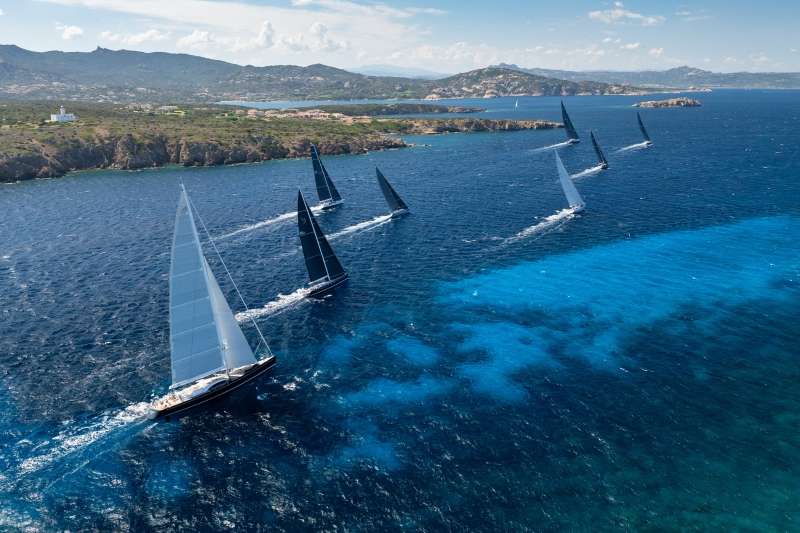 Champagne sailing nella seconda giornata della Rolex Swan Cup